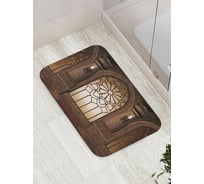 Коврик противоскользящий JoyArty "Готический витраж" для ванной, сауны, бассейна, bath_15434