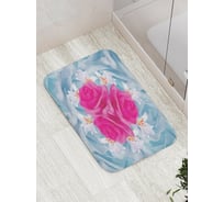 Коврик противоскользящий JoyArty "Цветы волнения" для ванной, сауны, бассейна, bath_14774