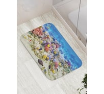 Коврик противоскользящий JoyArty "Морские краски" для ванной, сауны, бассейна, bath_18963