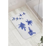 Коврик противоскользящий JoyArty "Воздушные цветы" для ванной, сауны, бассейна, bath_19999