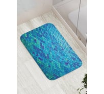 Коврик противоскользящий JoyArty "Мелкие чешуйки" для ванной, сауны, бассейна, bath_2393