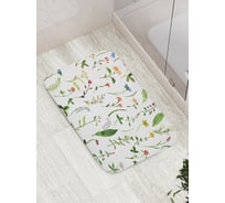 Коврик противоскользящий JoyArty "Редкие цветы" для ванной, сауны, бассейна, bath_14556