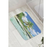 Коврик противоскользящий JoyArty "Экзотический день" для ванной, сауны, бассейна, bath_10353