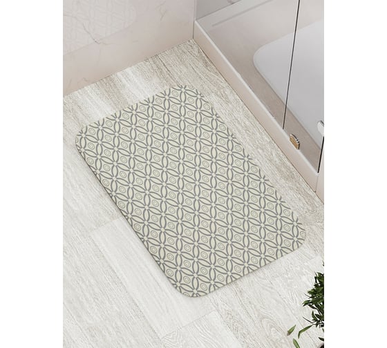 Коврик противоскользящий JoyArty "Лепесточные круги" для ванной, сауны, бассейна, bath_23286 1