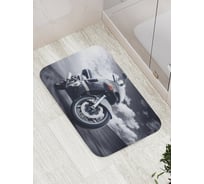 Коврик противоскользящий JoyArty "Мотоцикл в дороге" для ванной, сауны, бассейна, bath_7732