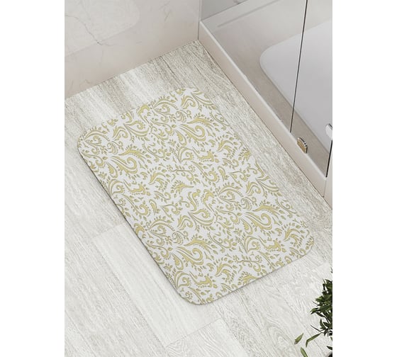 Коврик противоскользящий JoyArty "Обилие завитков" для ванной, сауны, бассейна, bath_8191 1