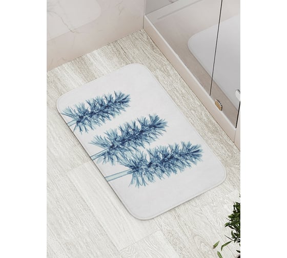 Коврик противоскользящий JoyArty "Зимняя феерия" для ванной, сауны, бассейна, bath_14456