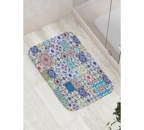 Коврик противоскользящий JoyArty "Цветочные вибрации" для ванной, сауны, бассейна, bath_7526