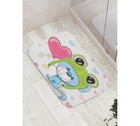 Коврик противоскользящий JoyArty "Лягушачий костюм" для ванной, сауны, бассейна, bath_13703