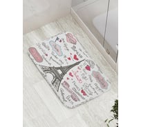 Коврик противоскользящий JoyArty "Гламурный Париж" для ванной, сауны, бассейна, bath_11324