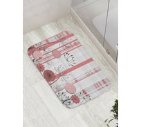 Коврик противоскользящий JoyArty "Домашние одуванчики" для ванной, сауны, бассейна, bath_8291