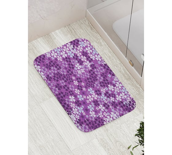 Коврик противоскользящий JoyArty "Лепесточное погружение" для ванной, сауны, бассейна, bath_11399 1