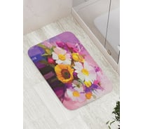 Коврик противоскользящий JoyArty "Нежный натюрморт цветов" для ванной, сауны, бассейна, bath_74197