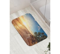 Коврик противоскользящий JoyArty "Пляжная привлекательность" для ванной, сауны, бассейна, bath_17133