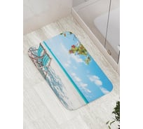 Коврик противоскользящий JoyArty "Морская пара" для ванной, сауны, бассейна, bath_9367