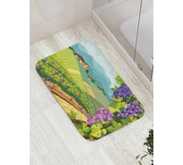 Коврик противоскользящий JoyArty "Виноградники на холмах" для ванной, сауны, бассейна, bath_21611