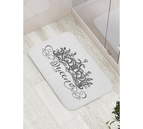 Коврик противоскользящий JoyArty "Королева" для ванной, сауны, бассейна, bath_33615 1