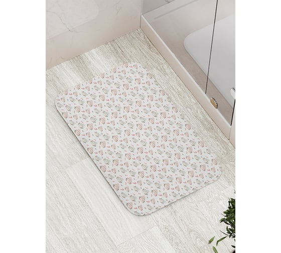 Коврик противоскользящий JoyArty "Пингвины в тепле" для ванной, сауны, бассейна, bath_78076 1