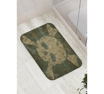 Коврик противоскользящий JoyArty "Камуфляжный череп" для ванной, сауны, бассейна, bath_34608