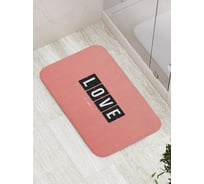 Коврик противоскользящий JoyArty "Вечная любовь" для ванной, сауны, бассейна, bath_53008