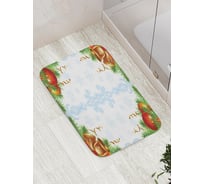 Коврик противоскользящий JoyArty "Дом украшен" для ванной, сауны, бассейна, bath_378915