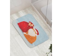 Коврик противоскользящий JoyArty "Кот с новогодними подарками" для ванной, сауны, бассейна, bath_290623