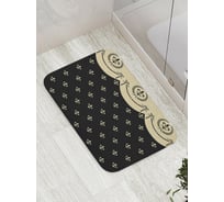 Коврик противоскользящий JoyArty "Геральдика лилии" для ванной, сауны, бассейна, bath_27947