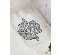 Коврик противоскользящий JoyArty "Цветочный глаз" для ванной, сауны, бассейна, bath_16088