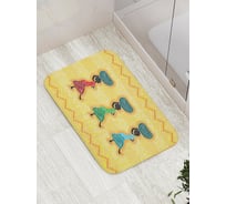 Коврик противоскользящий JoyArty "Красочные женщины" для ванной, сауны, бассейна, bath_16821