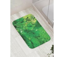 Коврик противоскользящий JoyArty "Большие папоротники" для ванной, сауны, бассейна, bath_16284