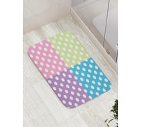 Коврик противоскользящий JoyArty "Классический горошек" для ванной, сауны, бассейна, bath_17158