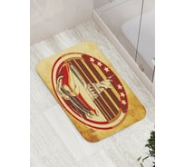 Коврик противоскользящий JoyArty "Символ Америки" для ванной, сауны, бассейна, bath_17118