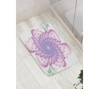 Коврик противоскользящий JoyArty "Спиральный цветок" для ванной, сауны, бассейна, bath_16993