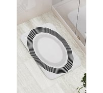 Коврик противоскользящий JoyArty "Иллюзорный круг" для ванной, сауны, бассейна, bath_16998