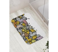 Коврик противоскользящий JoyArty "Хаотические постройки" для ванной, сауны, бассейна, bath_17667
