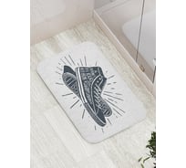 Коврик противоскользящий JoyArty "Хорошая обувь" для ванной, сауны, бассейна, bath_17069