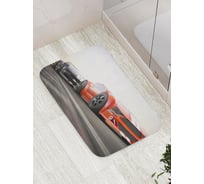 Коврик противоскользящий JoyArty "В центре гонки" для ванной, сауны, бассейна, bath_18225