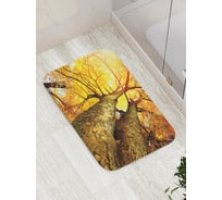 Коврик противоскользящий JoyArty "Древесная дружба" для ванной, сауны, бассейна, bath_6495