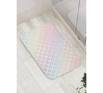 Коврик противоскользящий JoyArty "Радужные звезды" для ванной, сауны, бассейна, bath_18385