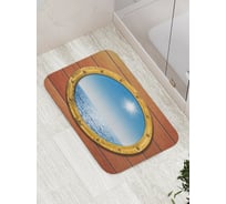 Коврик противоскользящий JoyArty "В центре моря" для ванной, сауны, бассейна, bath_6530