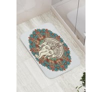 Коврик противоскользящий JoyArty "Мудрый слон" для ванной, сауны, бассейна, bath_16861