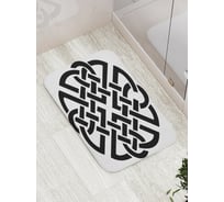 Коврик противоскользящий JoyArty "Мрачный знак" для ванной, сауны, бассейна, bath_16893