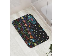 Коврик противоскользящий JoyArty "Фантазия ночи" для ванной, сауны, бассейна, bath_6666