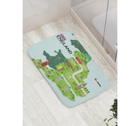 Коврик противоскользящий JoyArty "Достопримечательности Англии" для ванной, сауны, бассейна, bath_6718