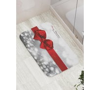 Коврик противоскользящий JoyArty "Рождественский бант" для ванной, сауны, бассейна, bath_6766