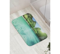 Коврик противоскользящий JoyArty "Рыбное озеро" для ванной, сауны, бассейна, bath_6712