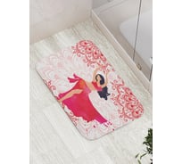 Коврик противоскользящий JoyArty "Восточная красавица" для ванной, сауны, бассейна, bath_7367