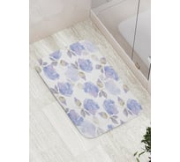 Коврик противоскользящий JoyArty "Леденящие цветы" для ванной, сауны, бассейна, bath_14767