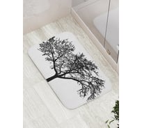 Коврик противоскользящий JoyArty "Скромное дерево" для ванной, сауны, бассейна, bath_6862