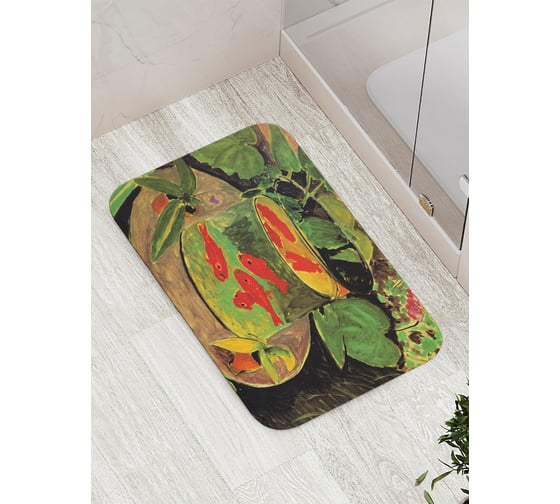 Коврик противоскользящий JoyArty "Золотые рыбки" для ванной, сауны, бассейна, bath_6873 1